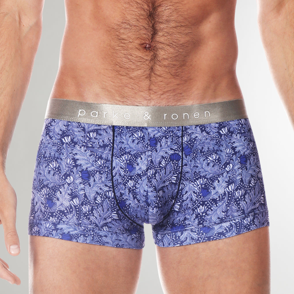 Parke & Ronen Printed Low-Rise Trunk Parke & Ronen Printed Low-Rise Trunk Cobalt-cassini