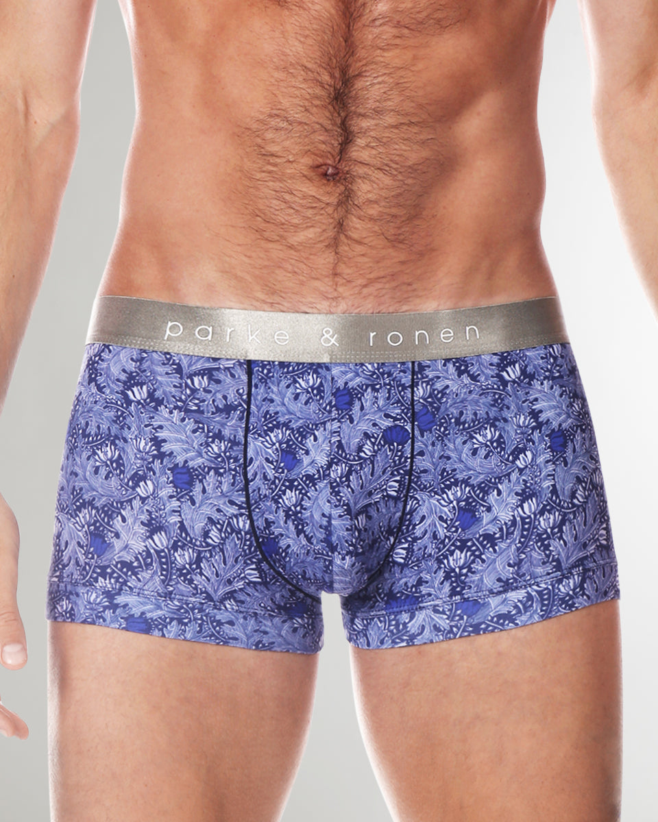 Parke & Ronen Printed Low-Rise Trunk Parke & Ronen Printed Low-Rise Trunk Cobalt-cassini