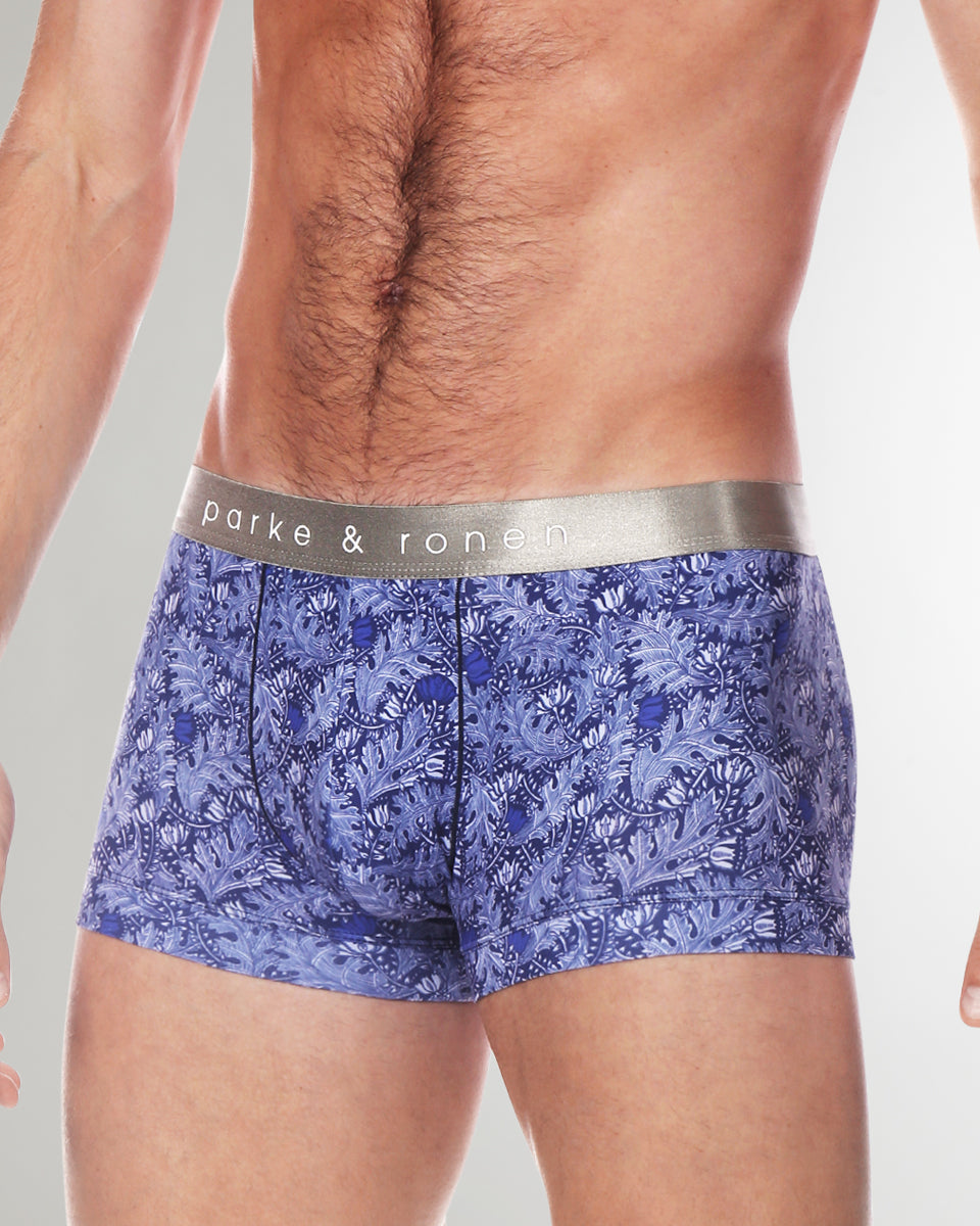 Parke & Ronen Printed Low-Rise Trunk Parke & Ronen Printed Low-Rise Trunk Cobalt-cassini
