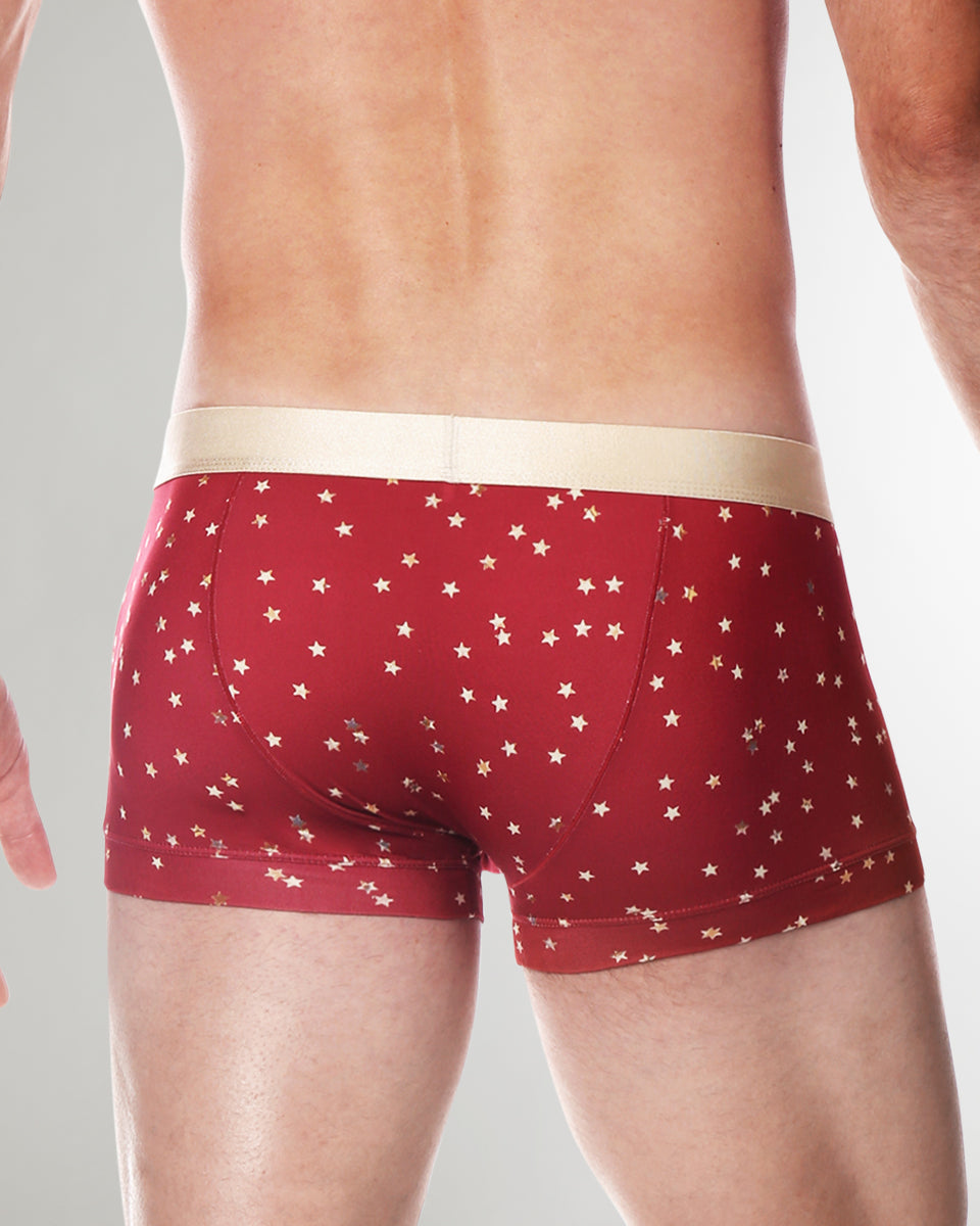 Parke & Ronen Printed Low-Rise Trunk Parke & Ronen Printed Low-Rise Trunk Red-galileo