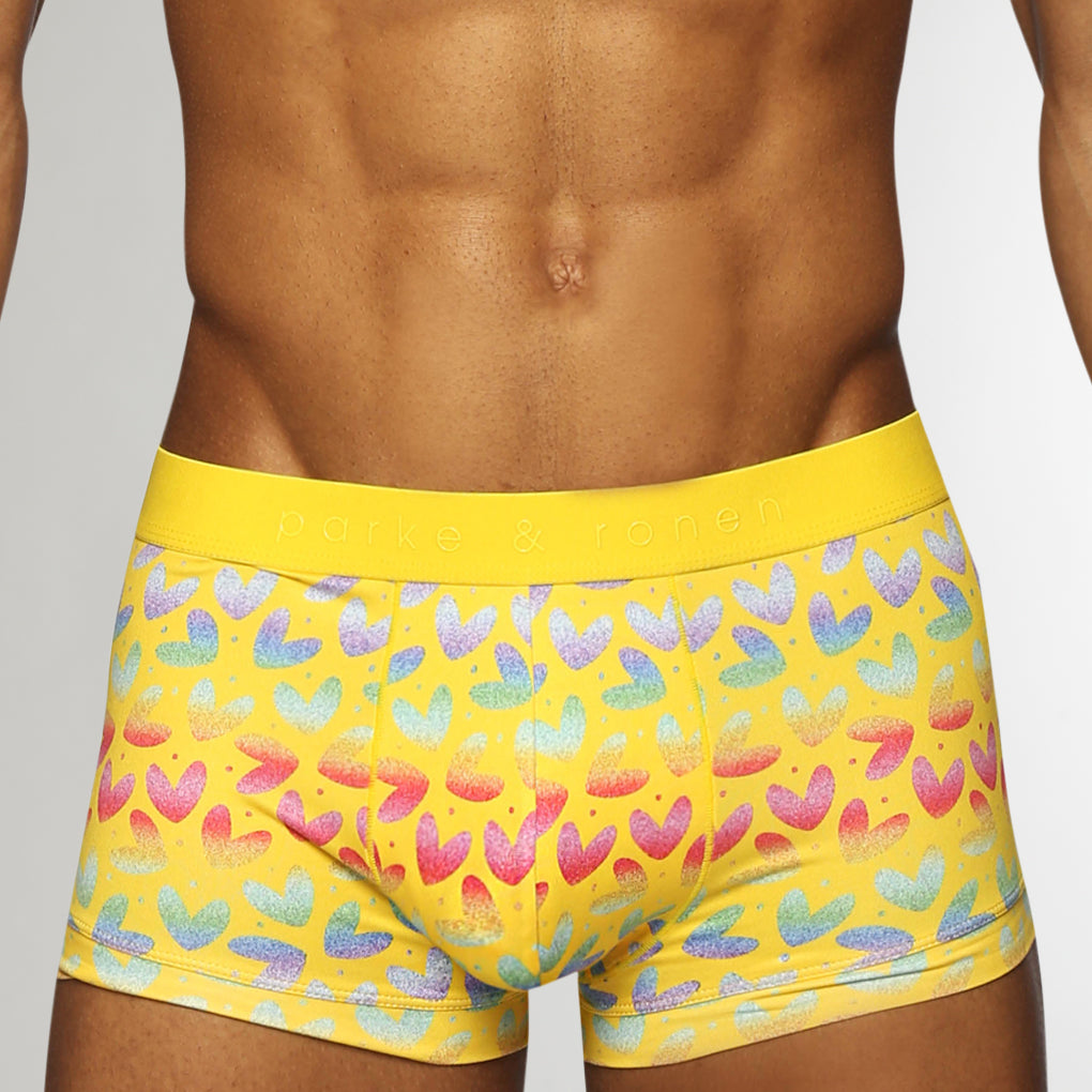 Parke & Ronen Pride Low-Rise Trunk Parke & Ronen Pride Low-Rise Trunk Heartbreaker-gold