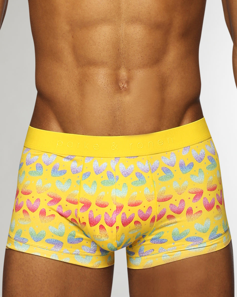 Parke & Ronen Pride Low-Rise Trunk Parke & Ronen Pride Low-Rise Trunk Heartbreaker-gold