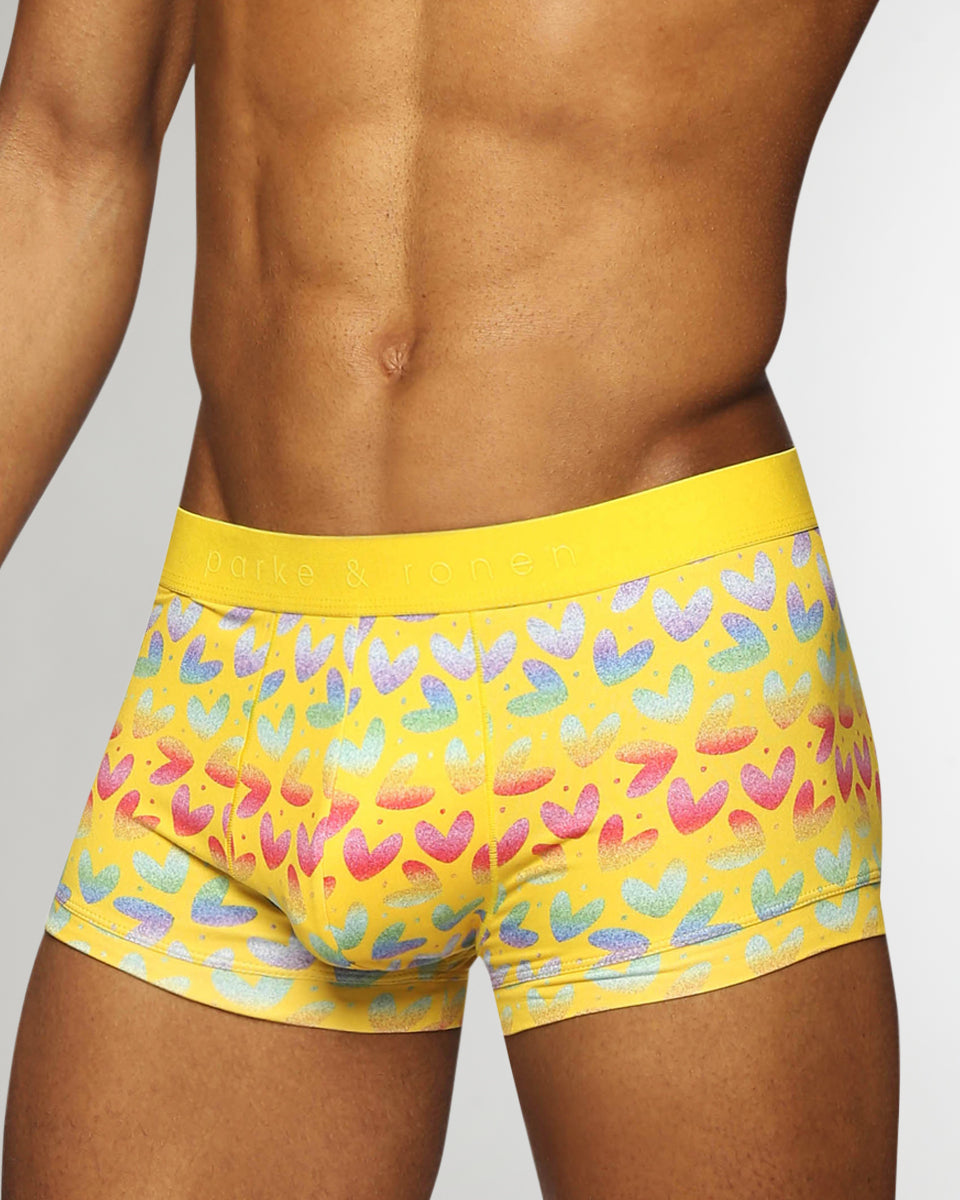 Parke & Ronen Pride Low-Rise Trunk Parke & Ronen Pride Low-Rise Trunk Heartbreaker-gold