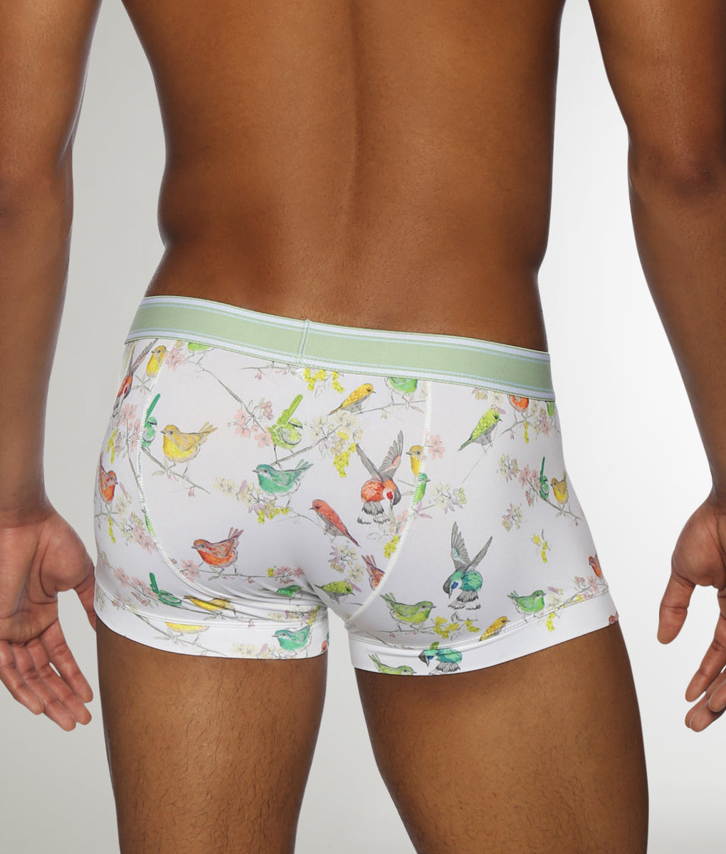 Parke & Ronen Bird Song Low Rise Trunk Bird-song-white