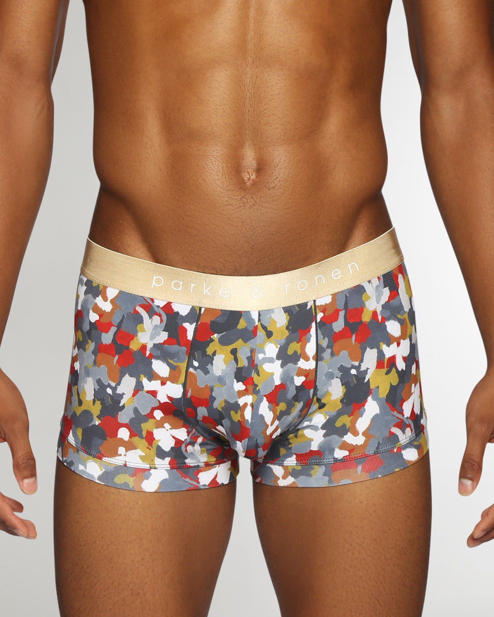 Parke & Ronen Printed Low-Rise Trunk Woodland-autumn