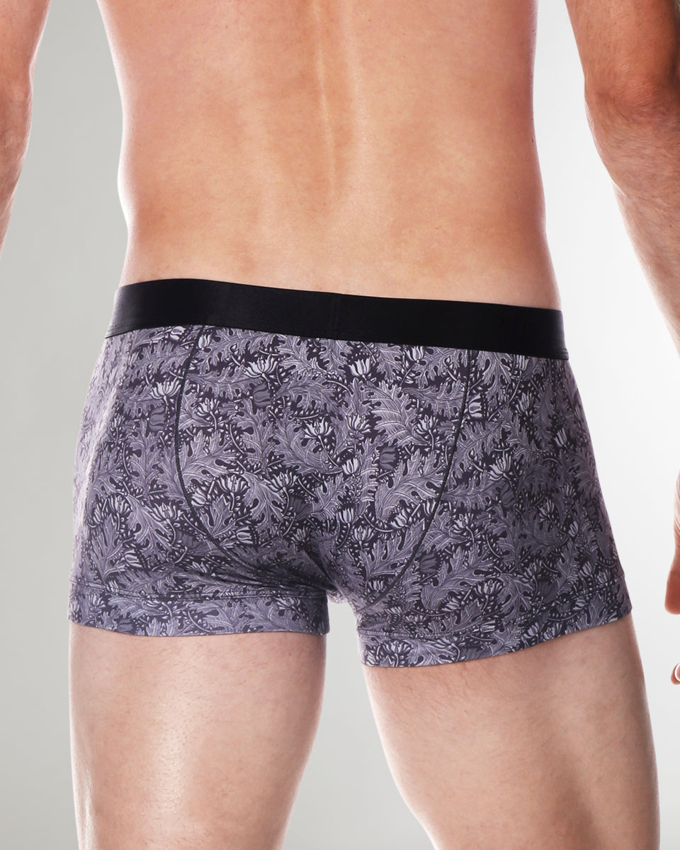 Parke & Ronen Printed Low-Rise Trunk Parke & Ronen Printed Low-Rise Trunk Zinc-cassini