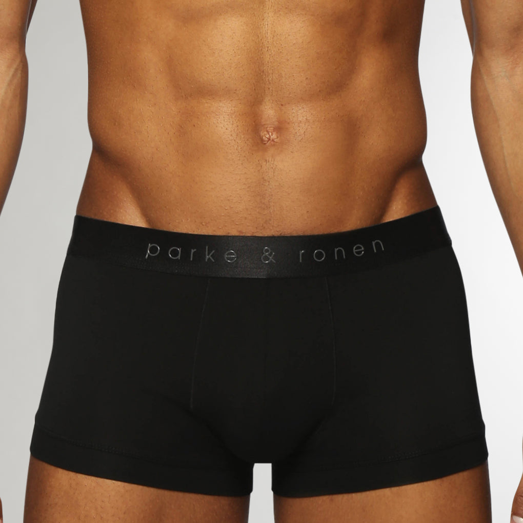 Parke & Ronen Solid Low-Rise Trunk Parke & Ronen Solid Low-Rise Trunk Black