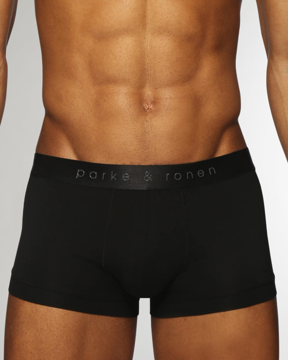 Parke & Ronen Solid Low-Rise Trunk Parke & Ronen Solid Low-Rise Trunk Black