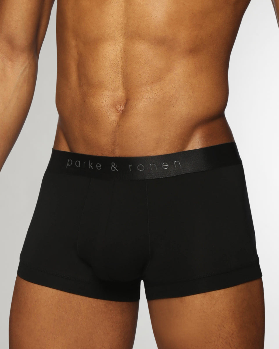 Parke & Ronen Solid Low-Rise Trunk Parke & Ronen Solid Low-Rise Trunk Black