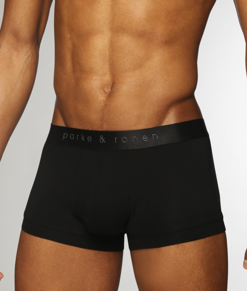 Parke & Ronen Solid Low-Rise Trunk Parke & Ronen Solid Low-Rise Trunk Black