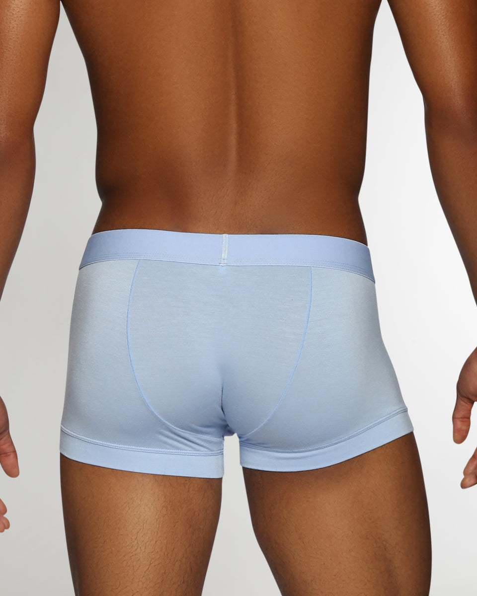 Parke & Ronen Solid Low-Rise Trunk Cornflower-blue