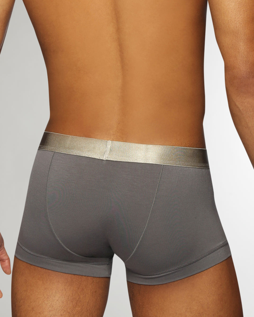 Parke & Ronen Solid Low-Rise Trunk Parke & Ronen Solid Low-Rise Trunk Grey