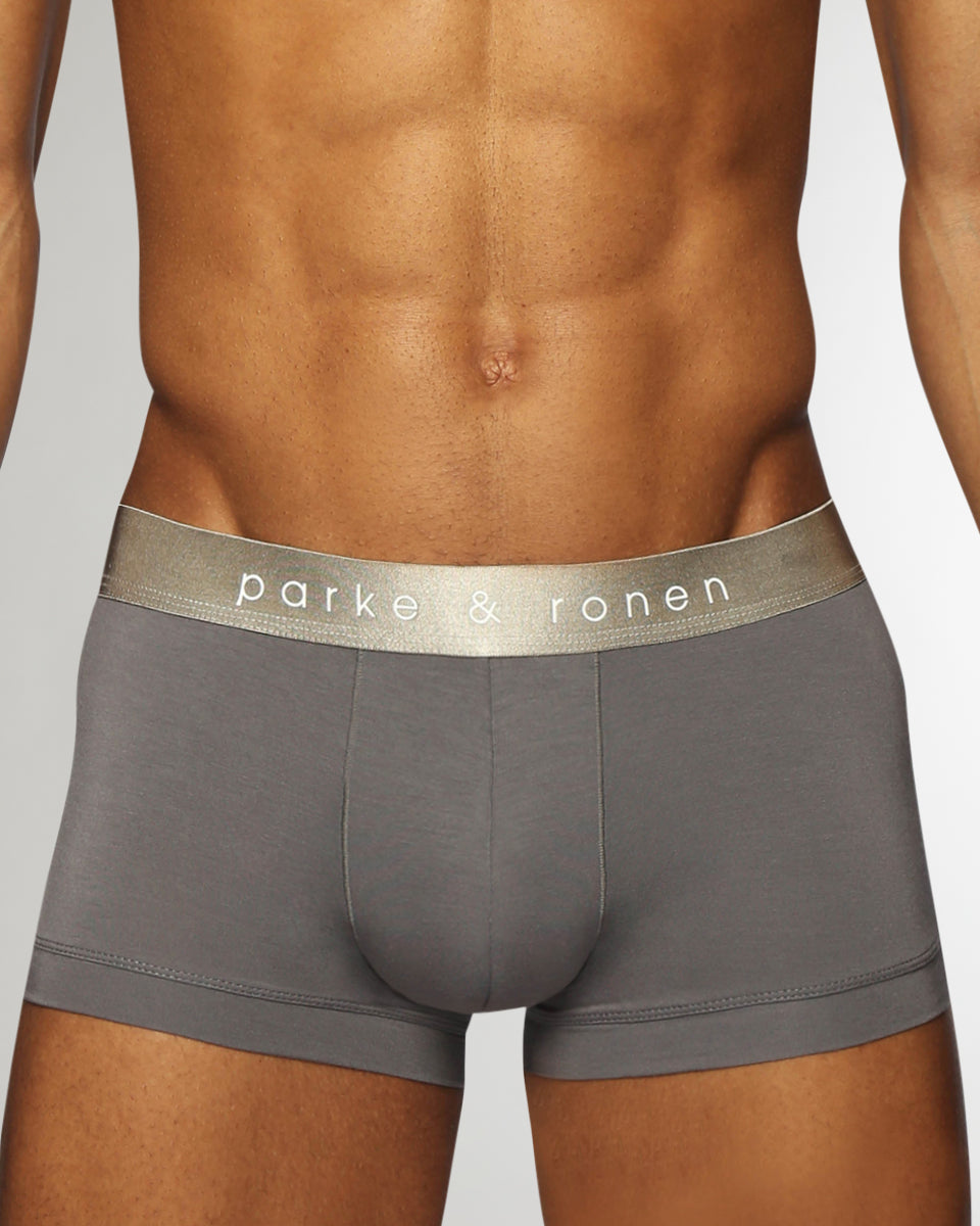 Parke & Ronen Solid Low-Rise Trunk Parke & Ronen Solid Low-Rise Trunk Grey