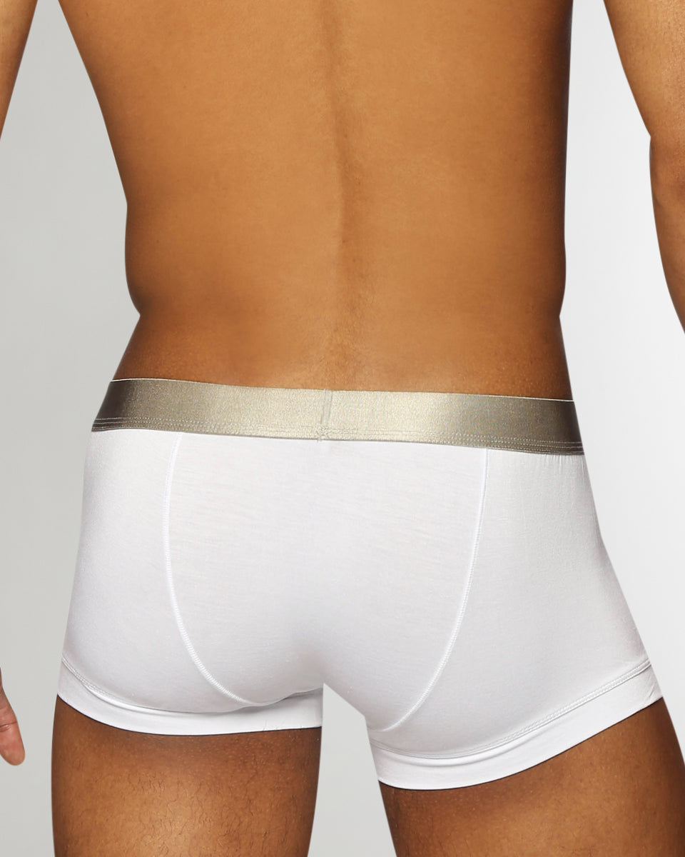 Parke & Ronen Solid Low-Rise Trunk Parke & Ronen Solid Low-Rise Trunk White
