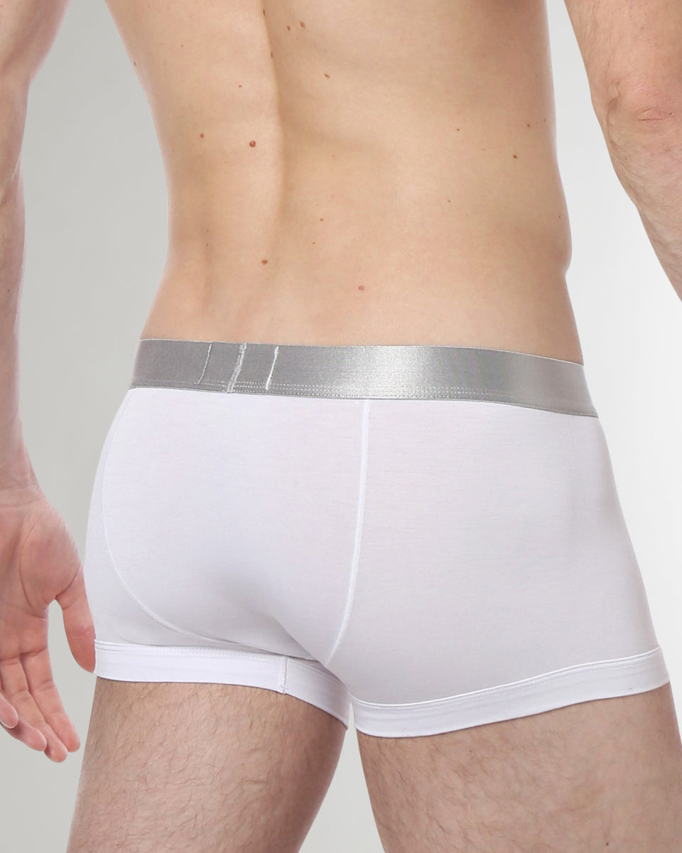 Parke & Ronen Solid Low-Rise Trunk Parke & Ronen Solid Low-Rise Trunk White