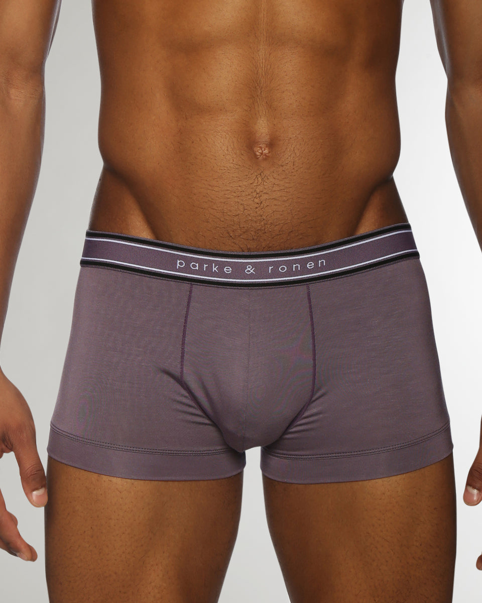 Parke & Ronen Retro Solid Low Rise Trunk Retro-amethyst