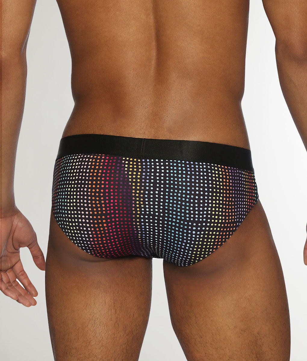 Parke & Ronen Pride Funfetti Low-Rise Brief Funfetti-black