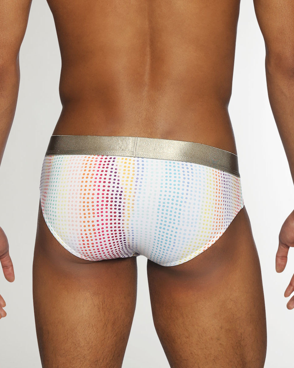 Parke & Ronen Pride Funfetti Low-Rise Brief Funfetti-white