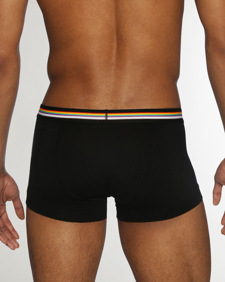 Parke & Ronen Pride Solid Low-Rise Trunk Eclipse-black