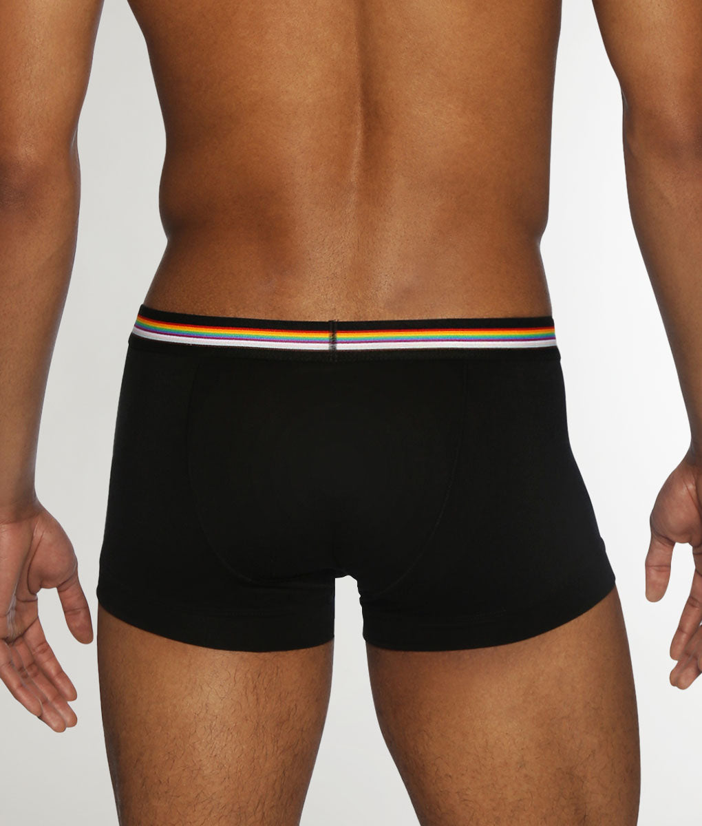 Parke & Ronen Pride Solid Low-Rise Trunk Eclipse-black