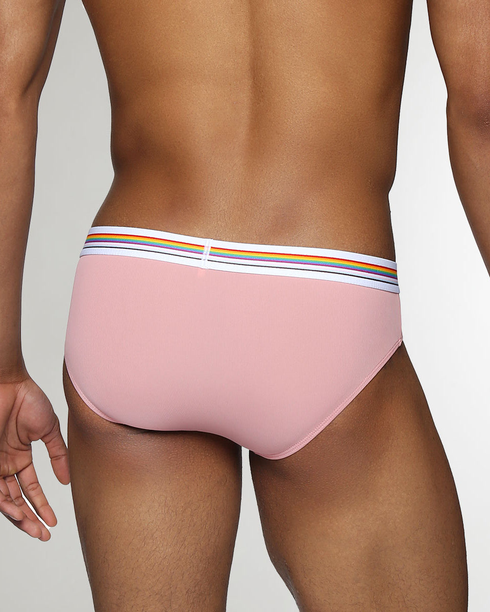 Parke & Ronen Boudoir Pride Nylon Low-Rise Brief Peach