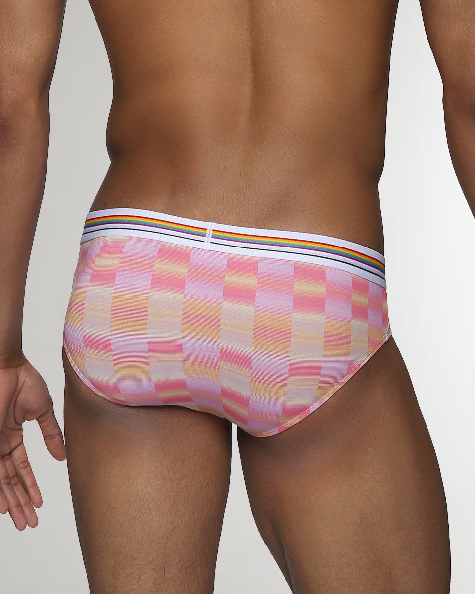 Parke & Ronen Printed Pride Low-Rise Brief Sunset-pride