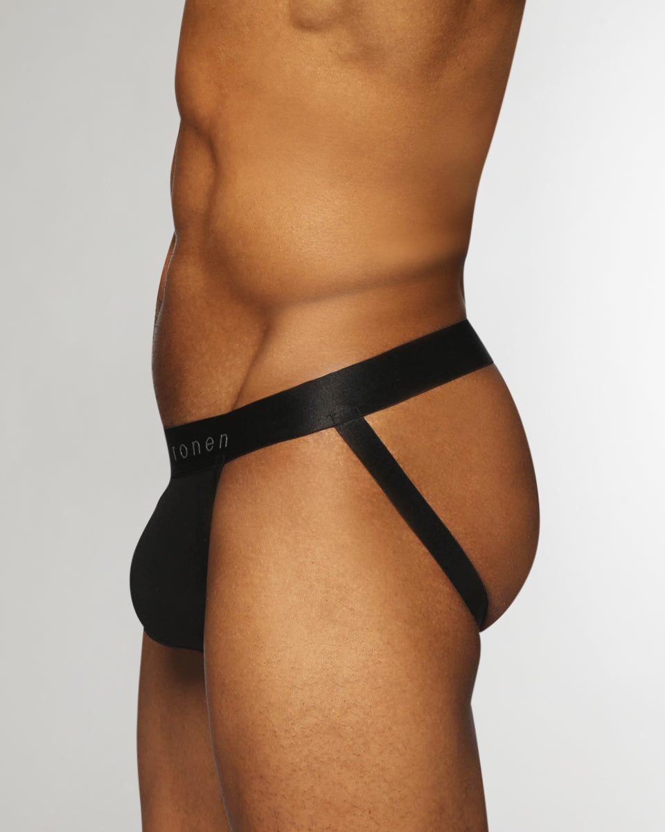 Parke & Ronen Solid Jockstrap Black