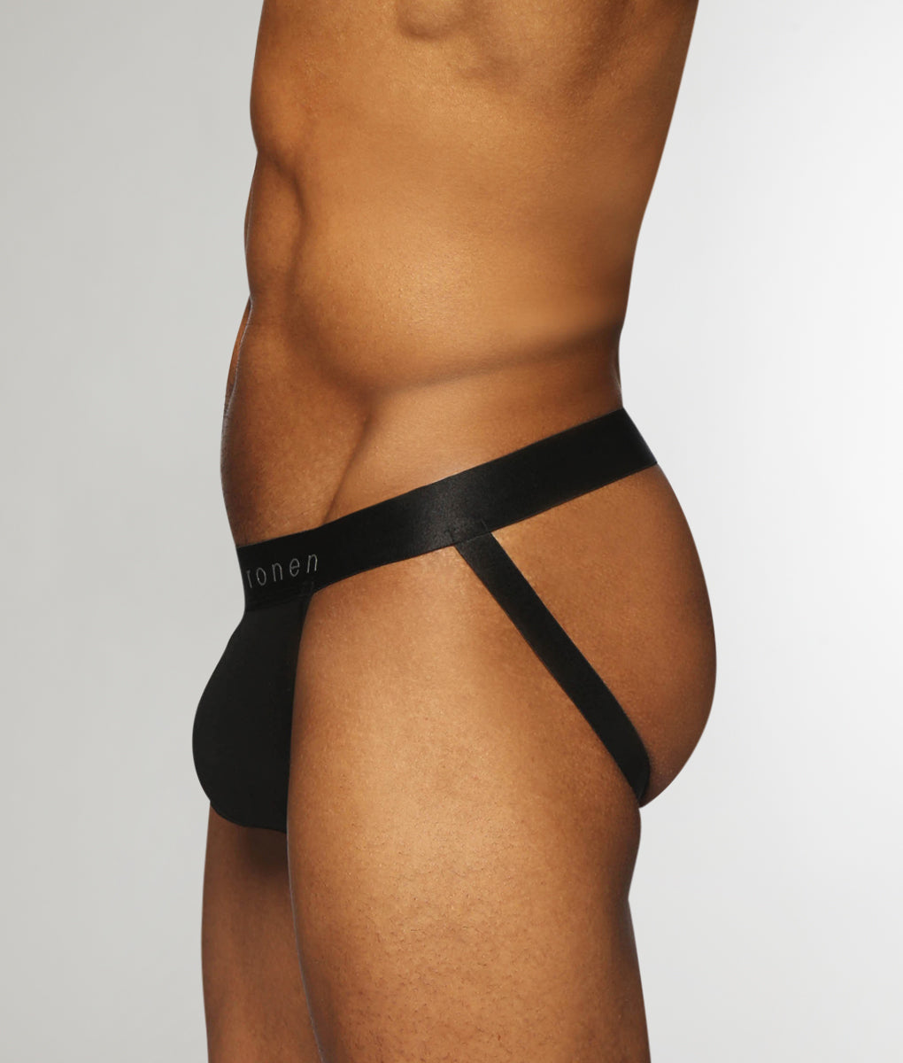 Parke & Ronen Solid Jockstrap Black