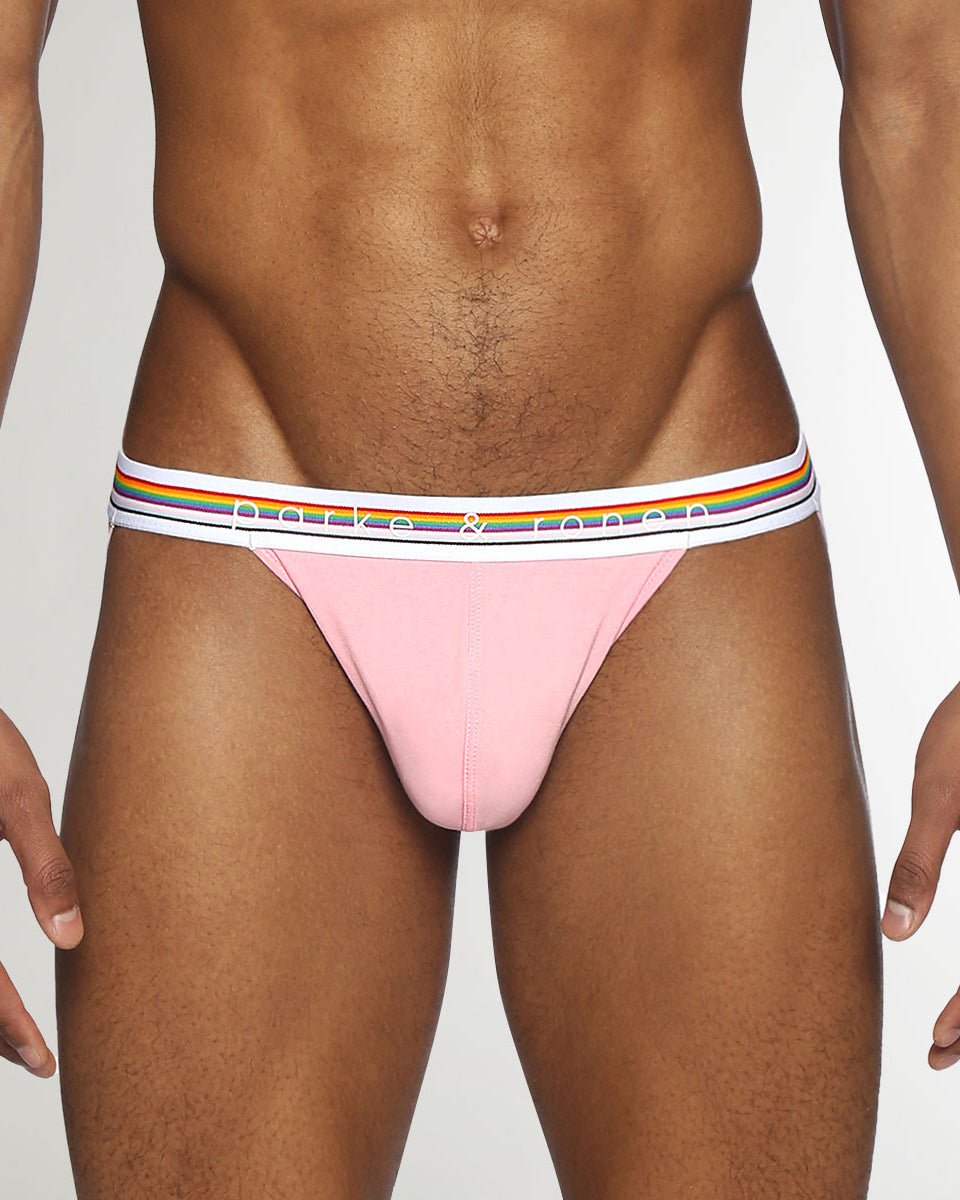 Parke & Ronen Pride Solid Jockstrap Blush-pink