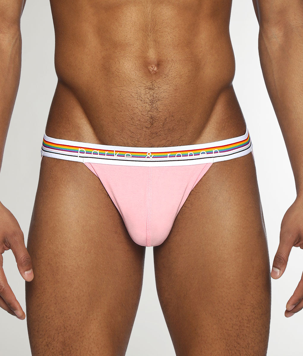 Parke & Ronen Pride Solid Jockstrap Blush-pink