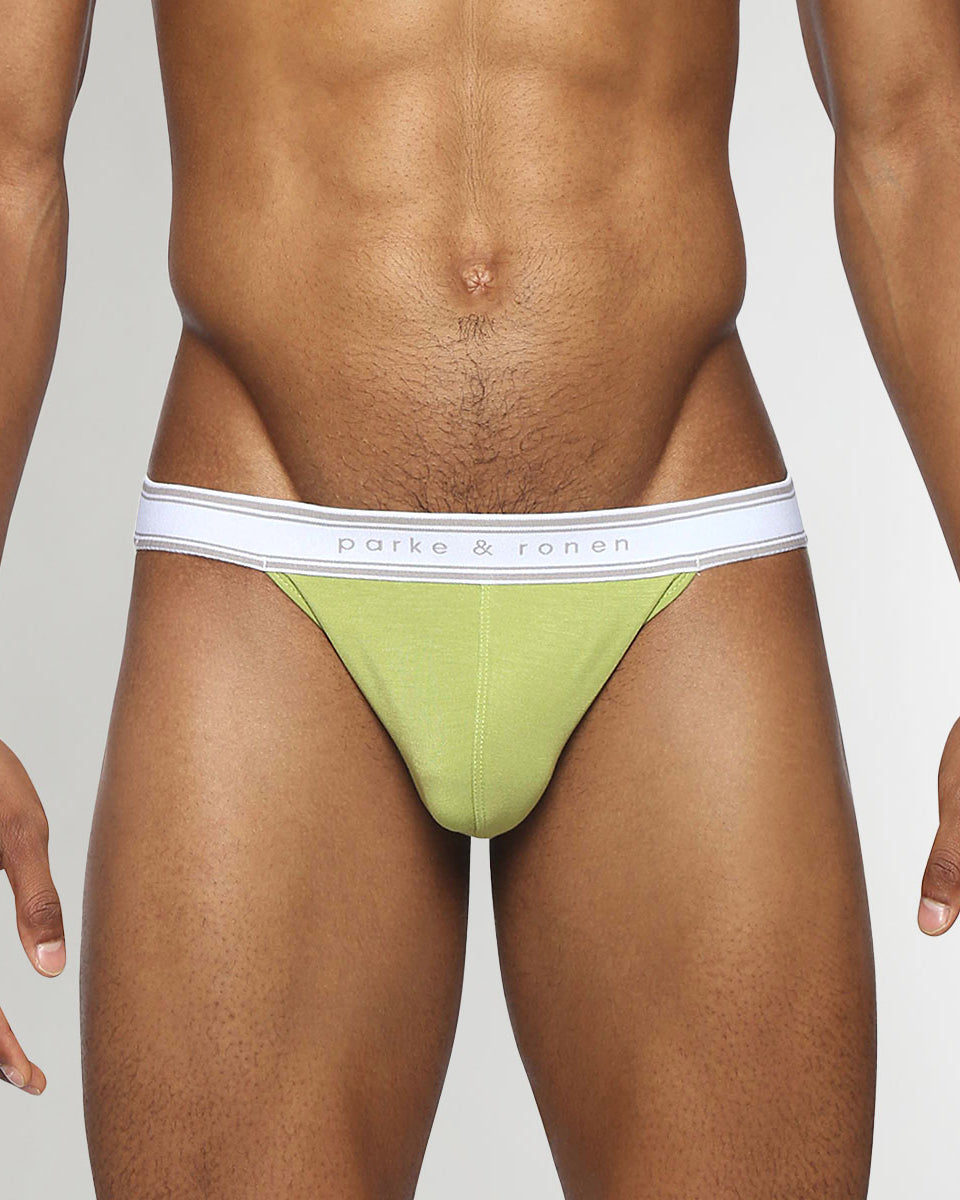 Parke & Ronen Retro Solid Jock Strap Grass