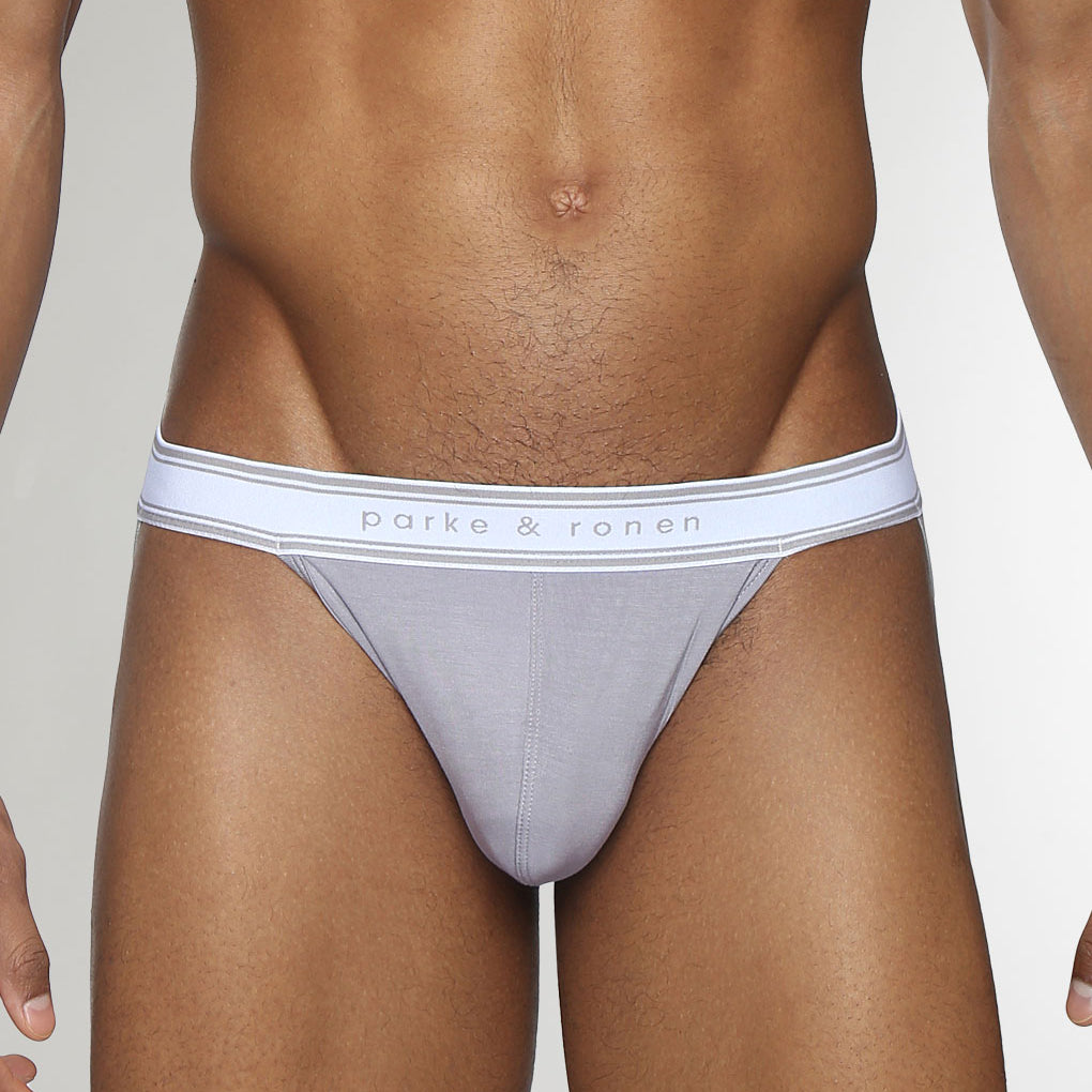 Parke & Ronen Retro Solid Jock Strap Mist-grey