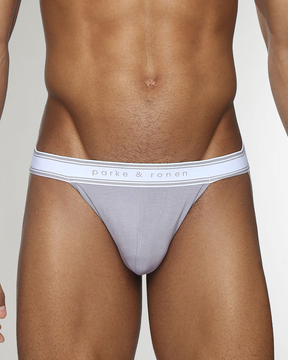 Parke & Ronen Retro Solid Jock Strap Mist-grey