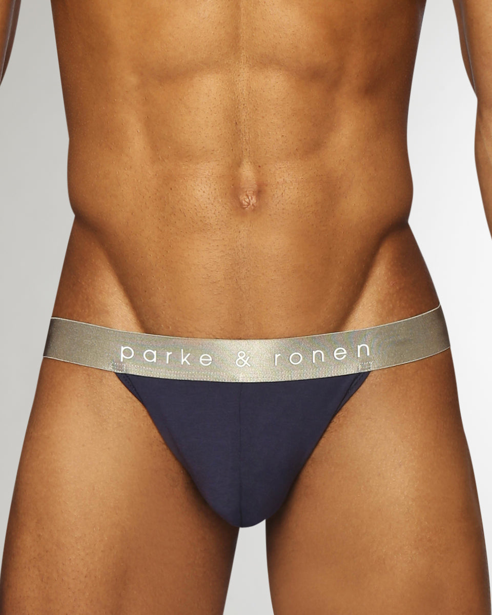 Parke & Ronen Solid Jockstrap Navy
