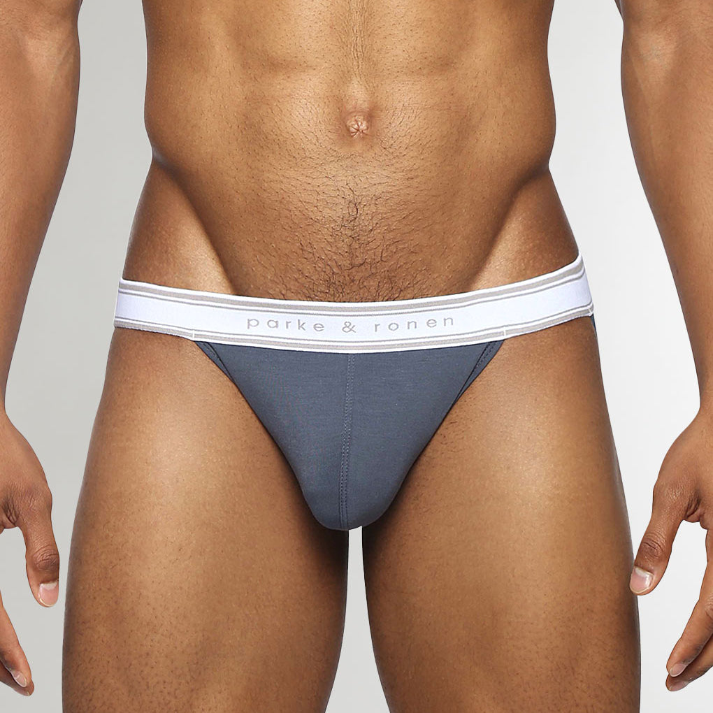 Parke & Ronen Retro Solid Jock Strap Prussian