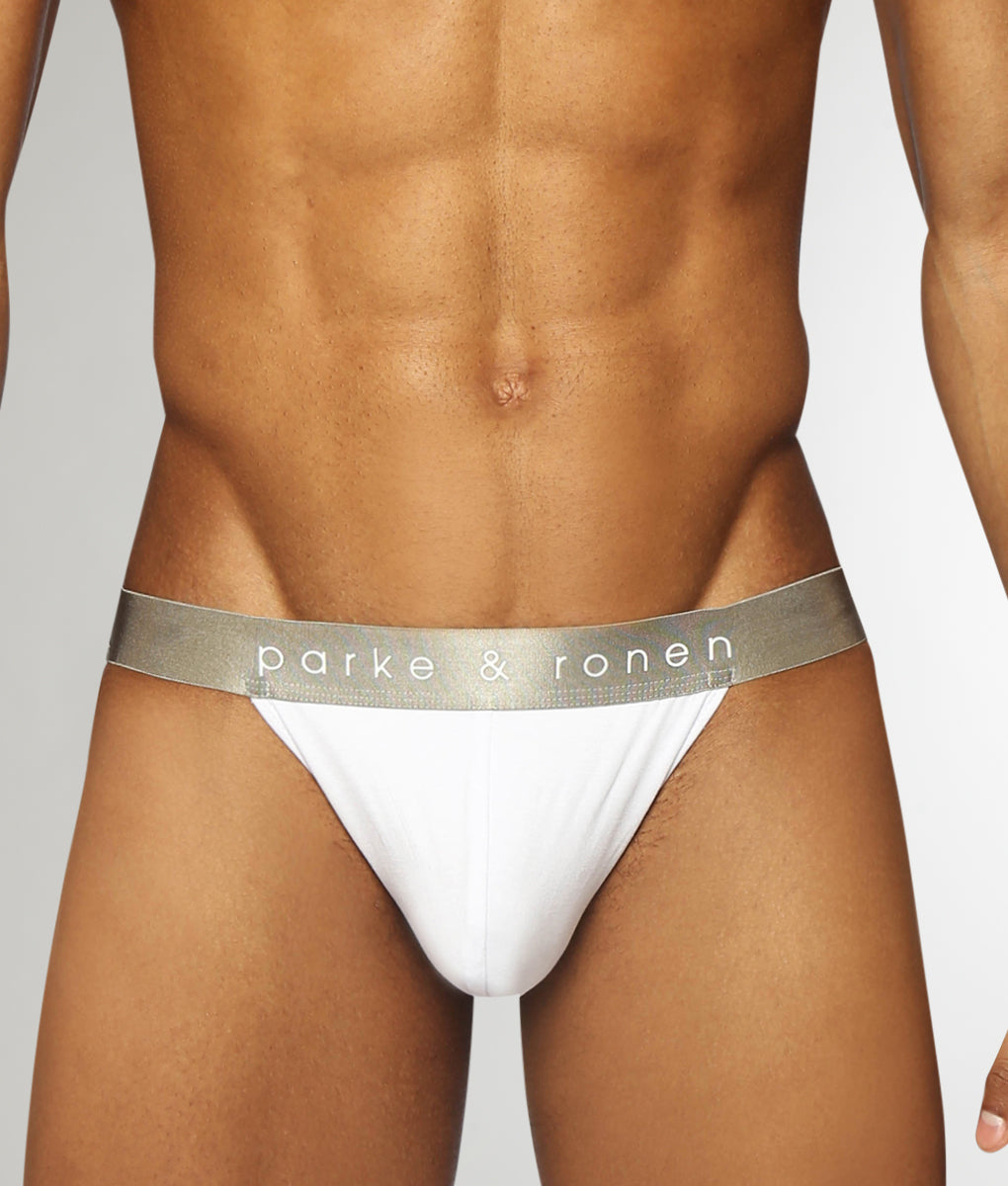 Parke & Ronen Solid Jockstrap White