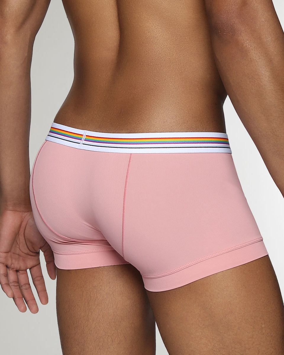 Parke & Ronen Boudoir Pride Nylon Low-Rise Trunk Peach