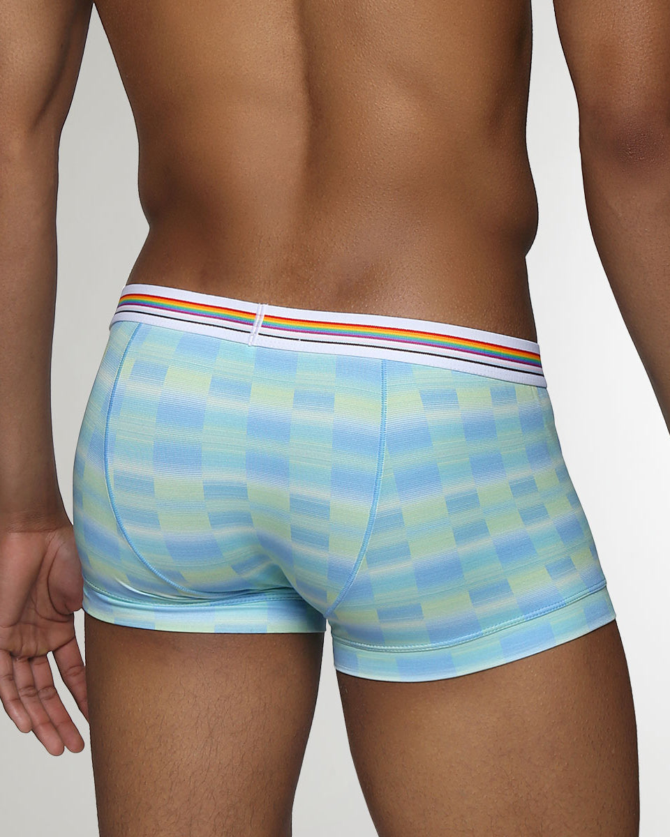 Parke & Ronen Printed Pride Low-Rise Trunk Azzuro-pride