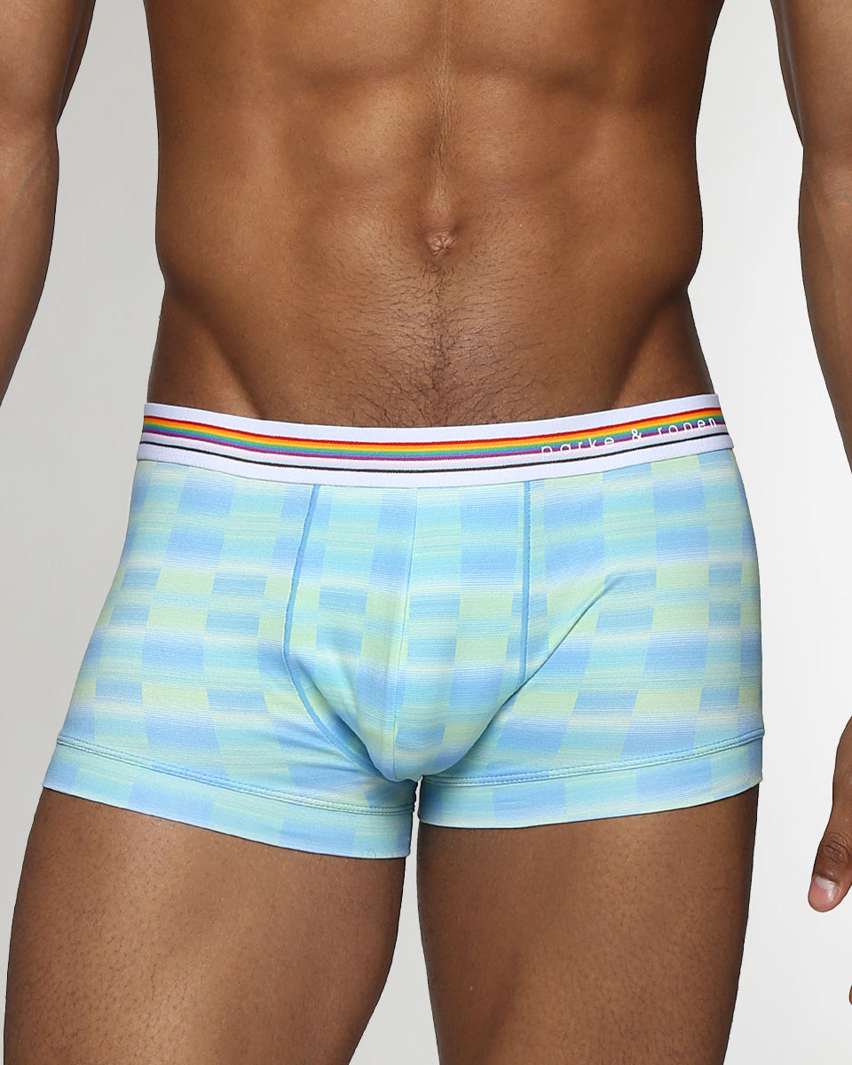 Parke & Ronen Printed Pride Low-Rise Trunk Azzuro-pride