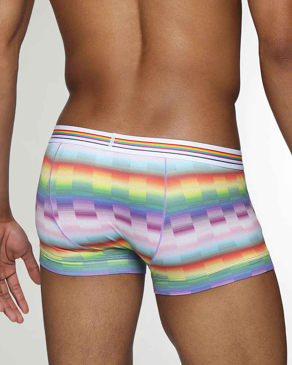 Parke & Ronen Printed Pride Low-Rise Trunk Paradise-pride