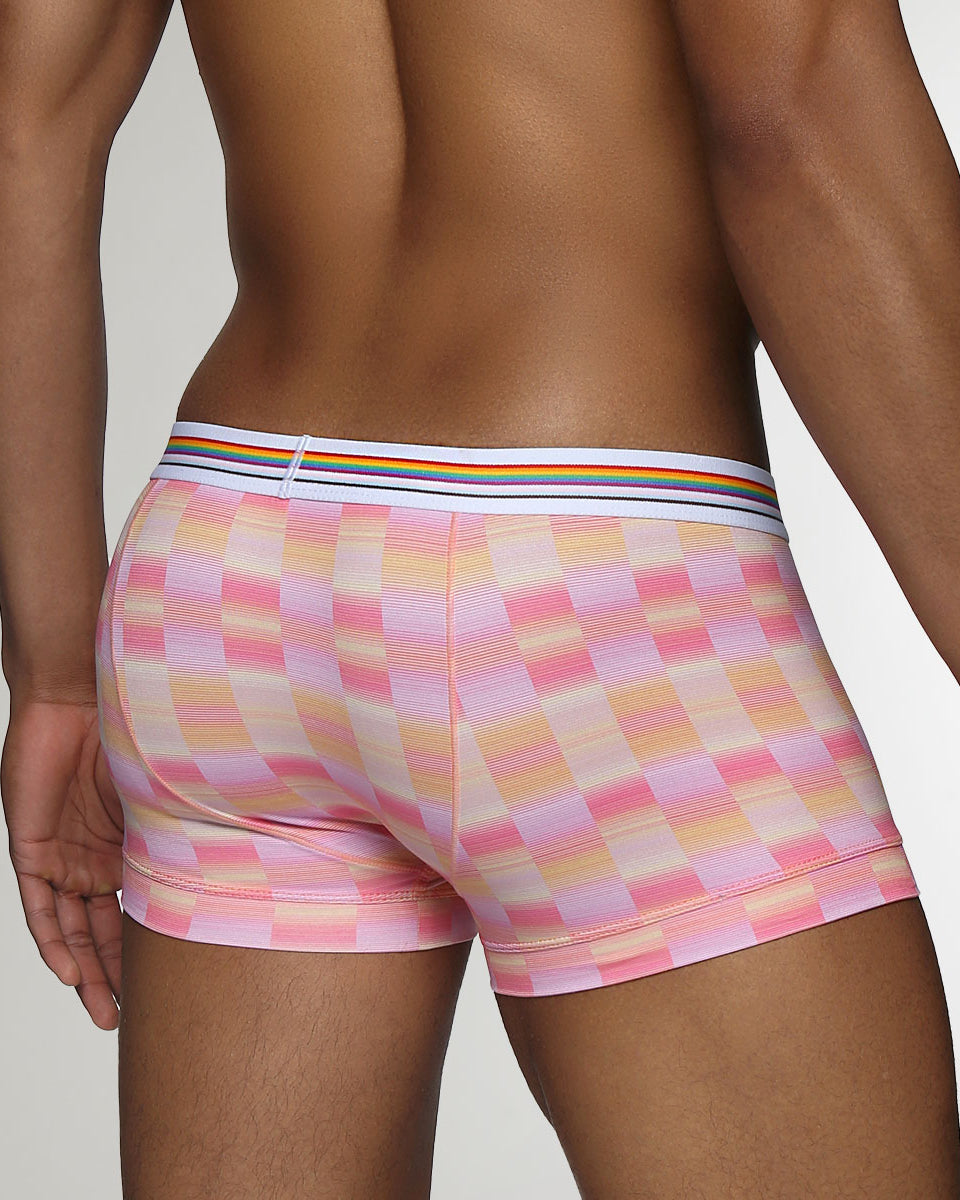 Parke & Ronen Printed Pride Low-Rise Trunk Sunset-pride