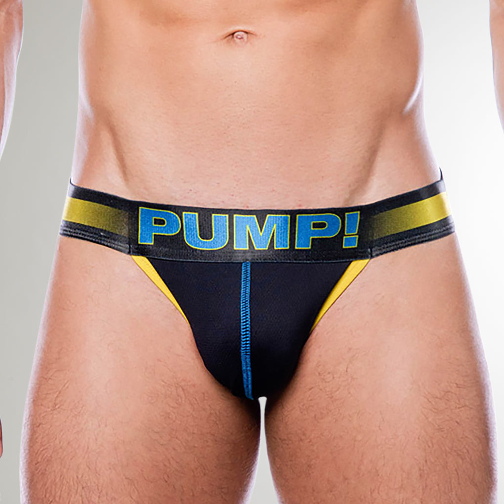 PUMP! Play Yellow Sidecut Brief Black
