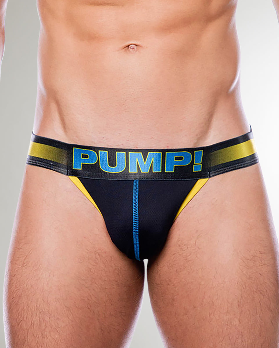 PUMP! Play Yellow Sidecut Brief Black