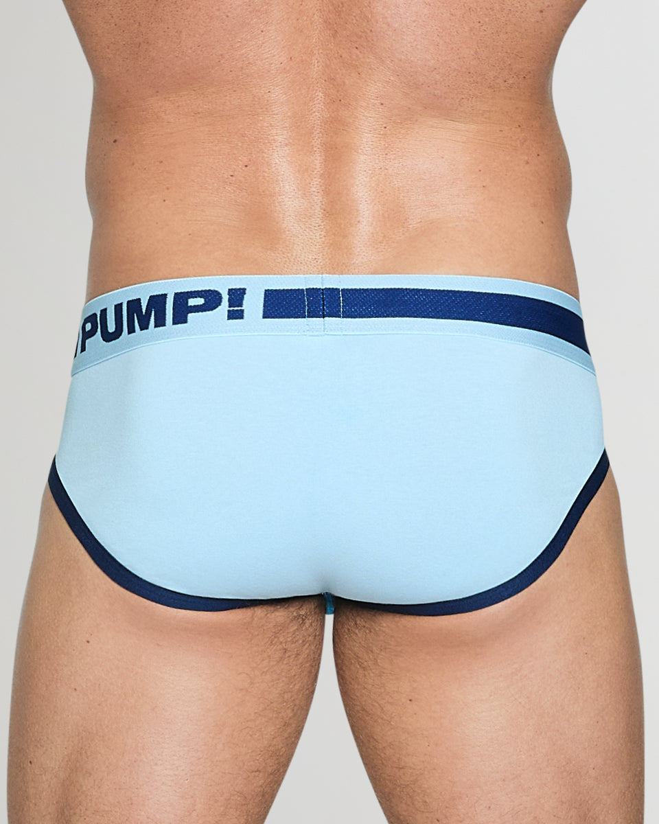 PUMP! Mercury Brief Sky-blue-navy-blue