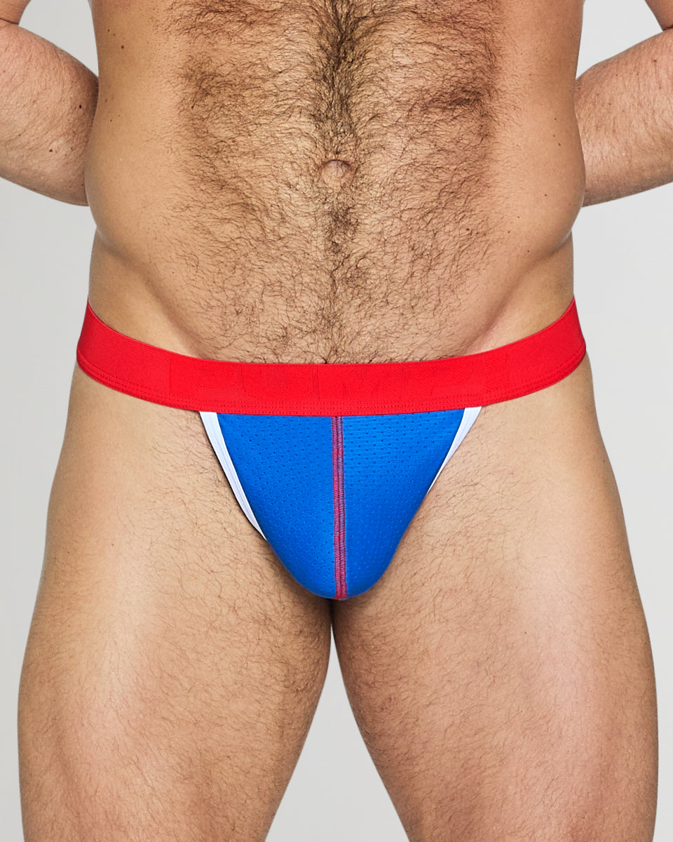 PUMP! Cadmium Jockstrap Electric-blue
