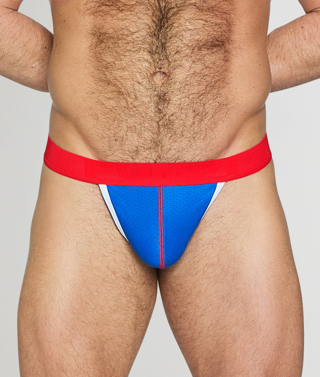 PUMP! Cadmium Jockstrap Electric-blue