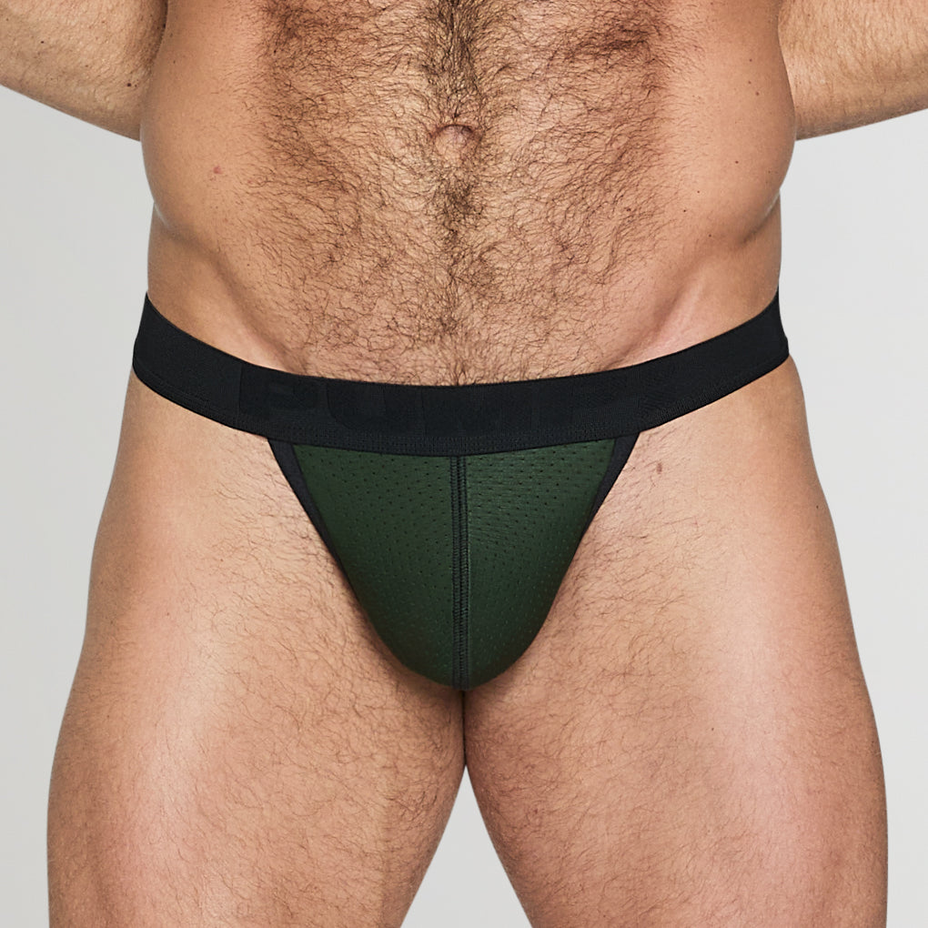 PUMP! Terbium Thong Army-green