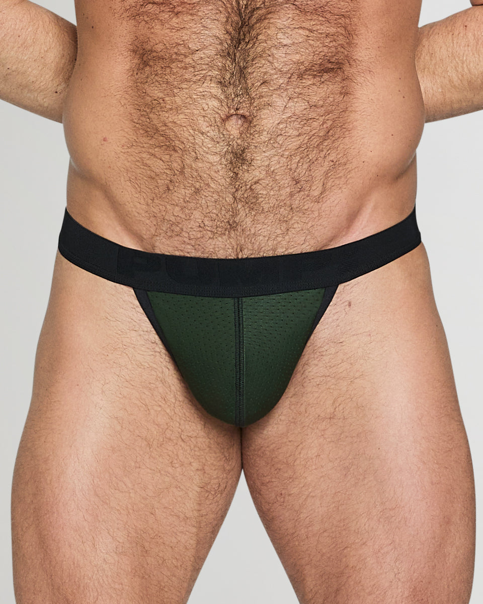 PUMP! Terbium Thong Army-green