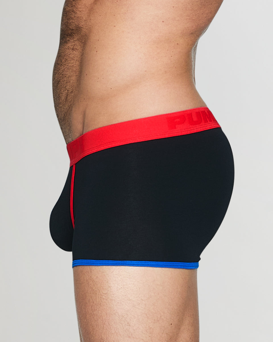 PUMP! Curium Trunk Black-red-blue
