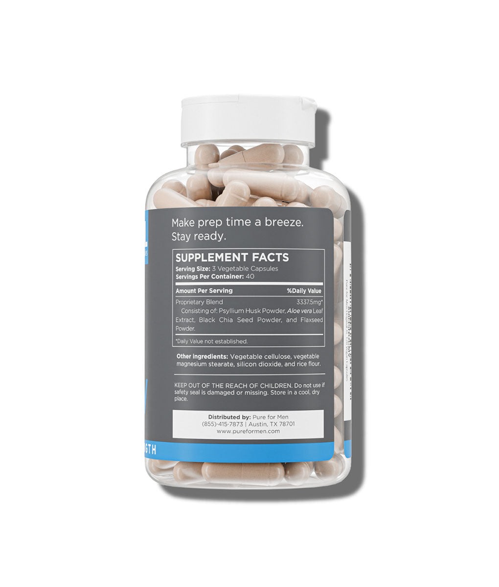 Pure For Men Extra Strength Stay Ready Fiber XL – 120 Capsules Na
